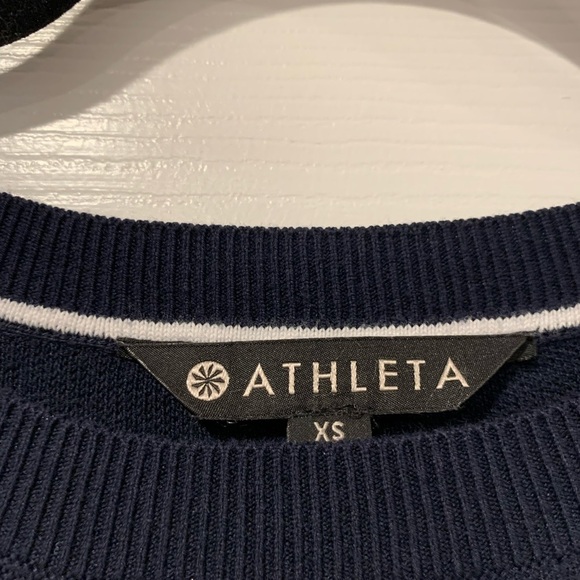 Athleta Streetwise Varsity Striped Crewneck Sweater - Picture 5 of 5